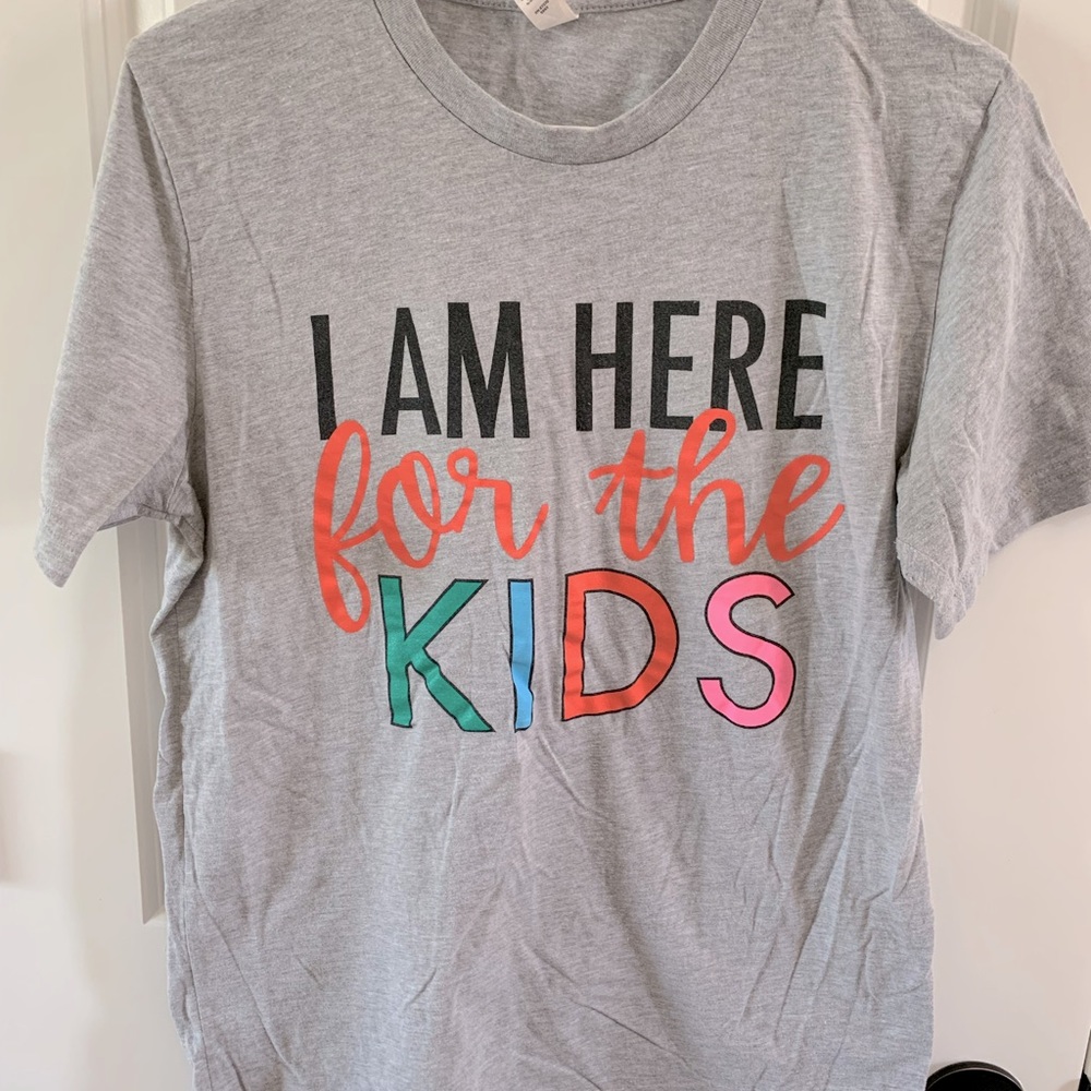 Teacher shirt from The Wright Stuff Chics - used